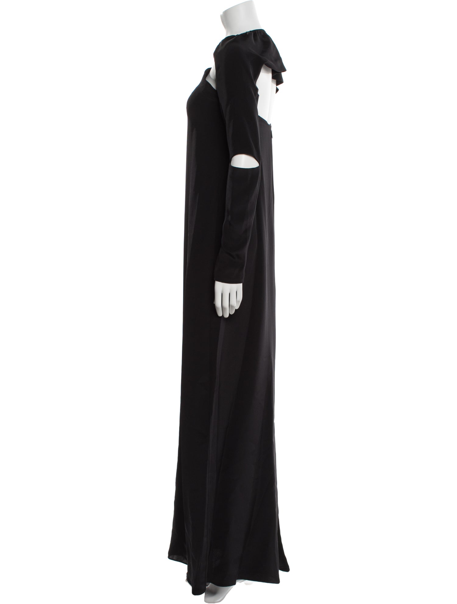 Tibi Square Neckline Long Dress