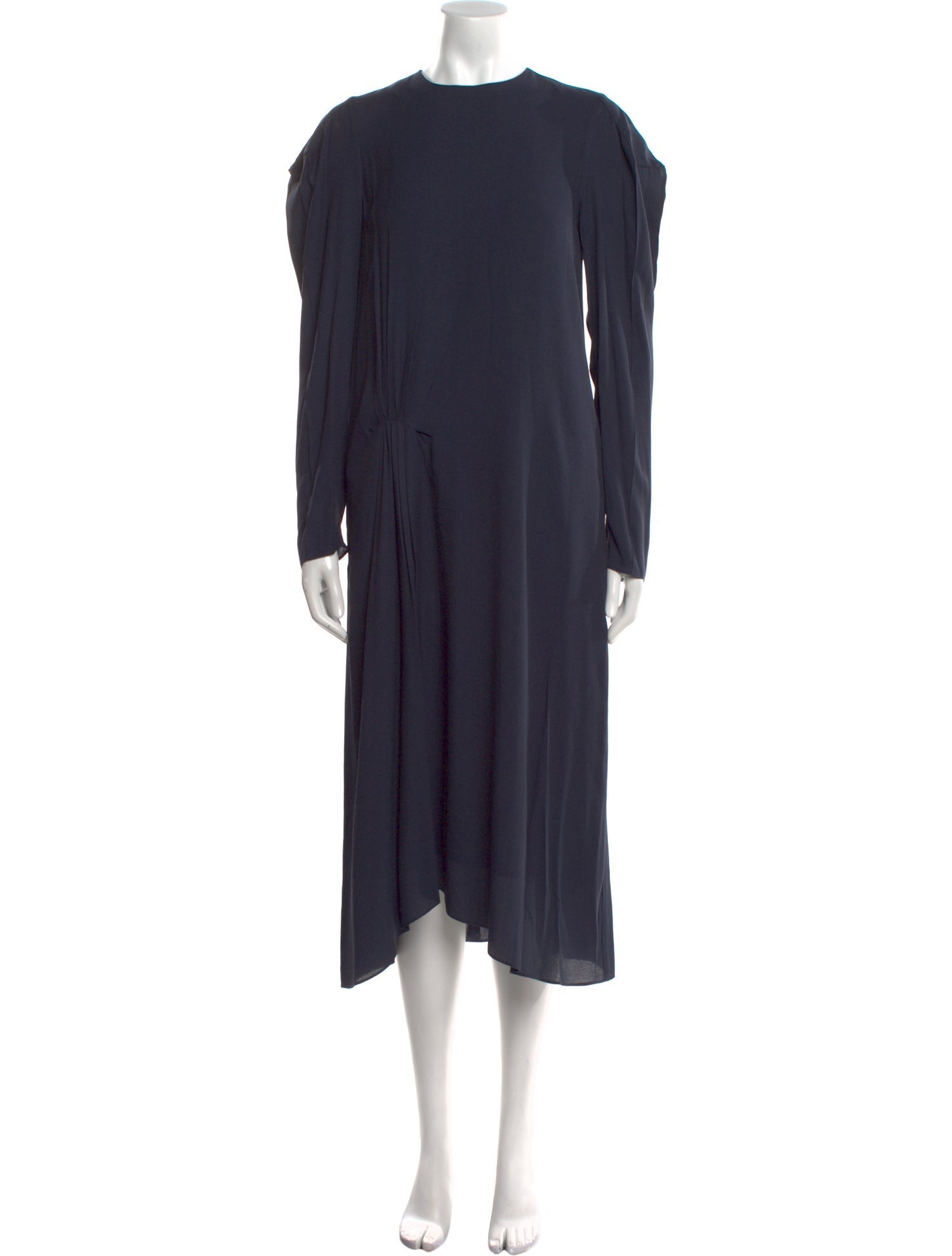 Tibi Crew Neck Long Dress