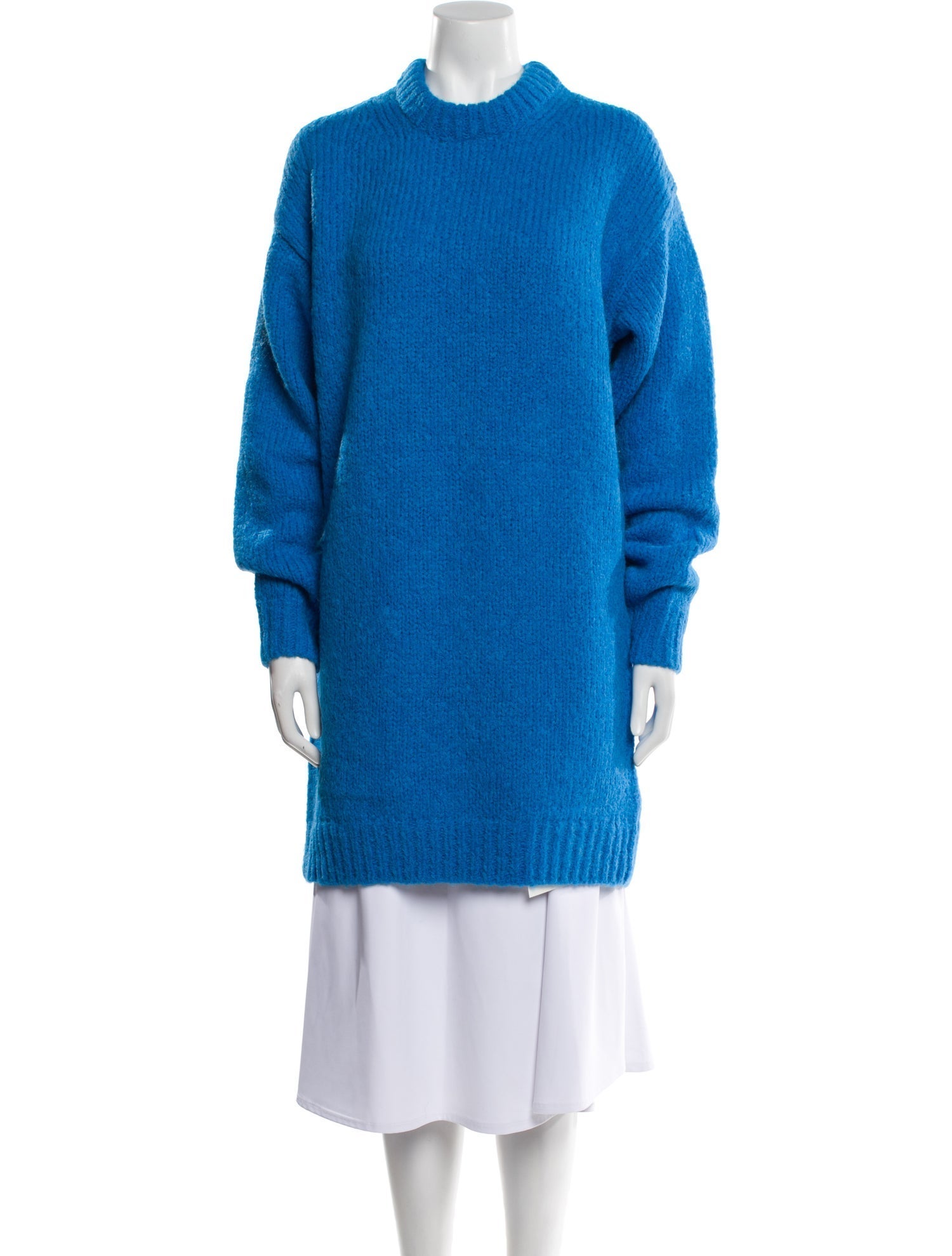 Tibi Mock Neck Mini Dress