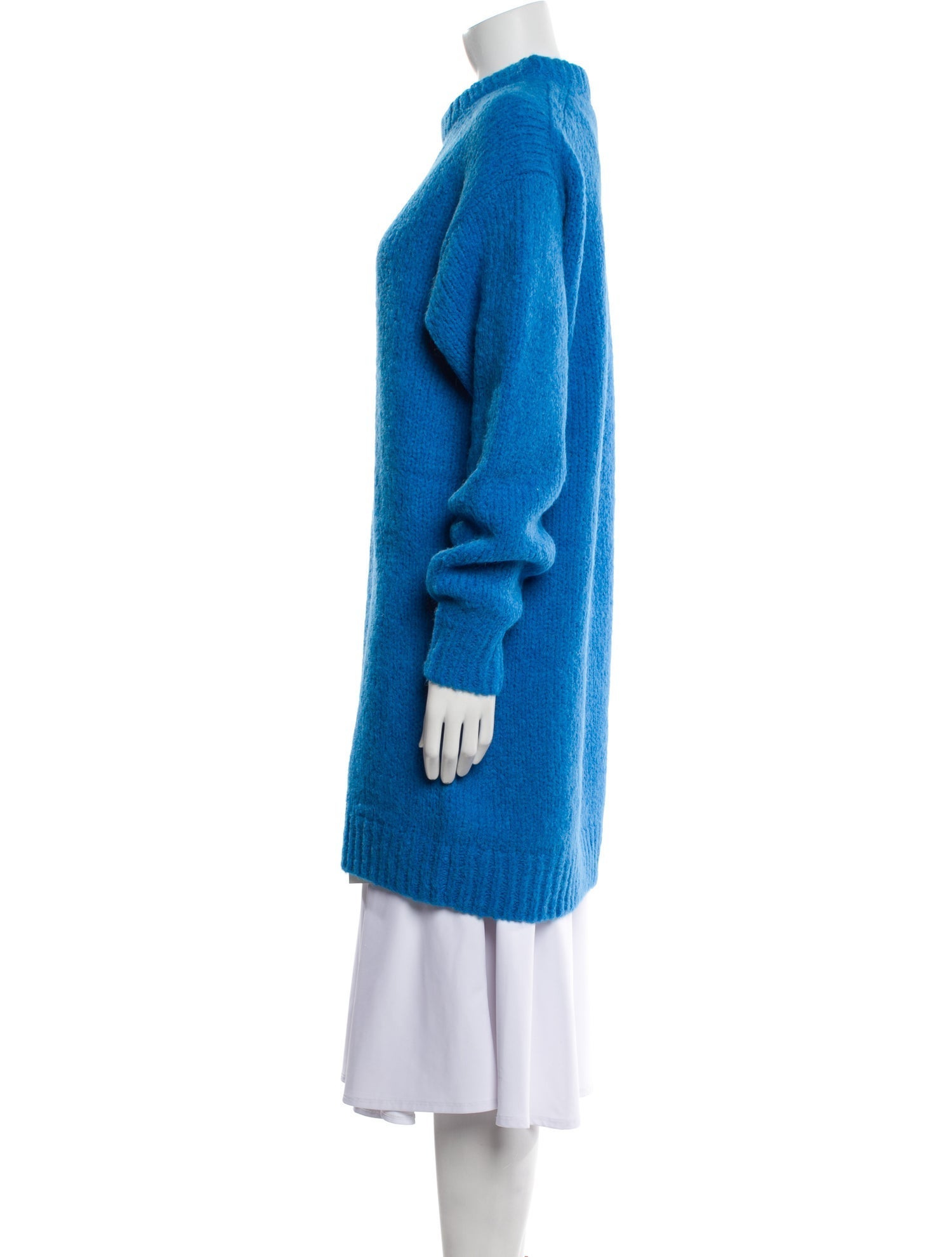 Tibi Mock Neck Mini Dress