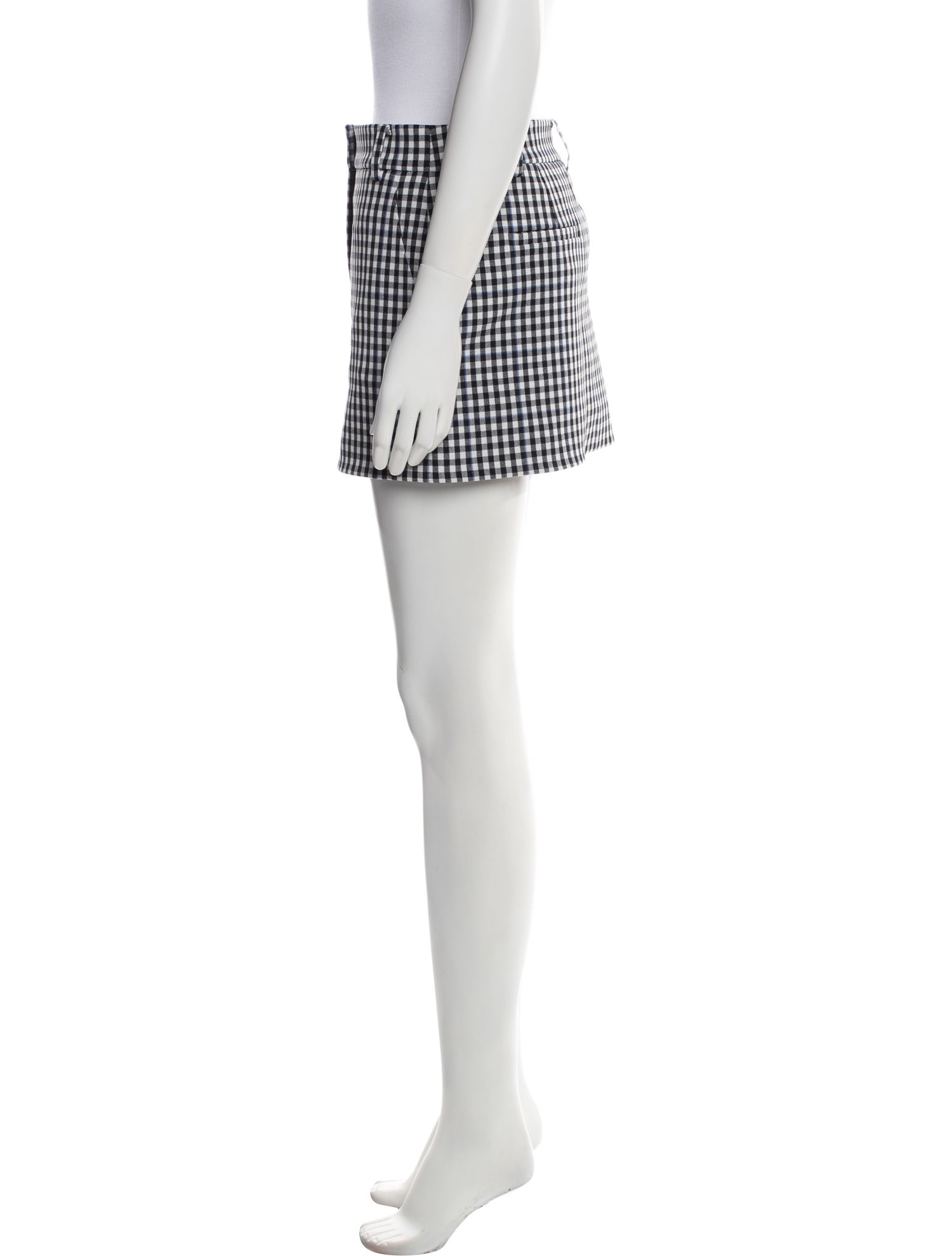 Tibi Plaid Print Mini Skirt w/ Tags