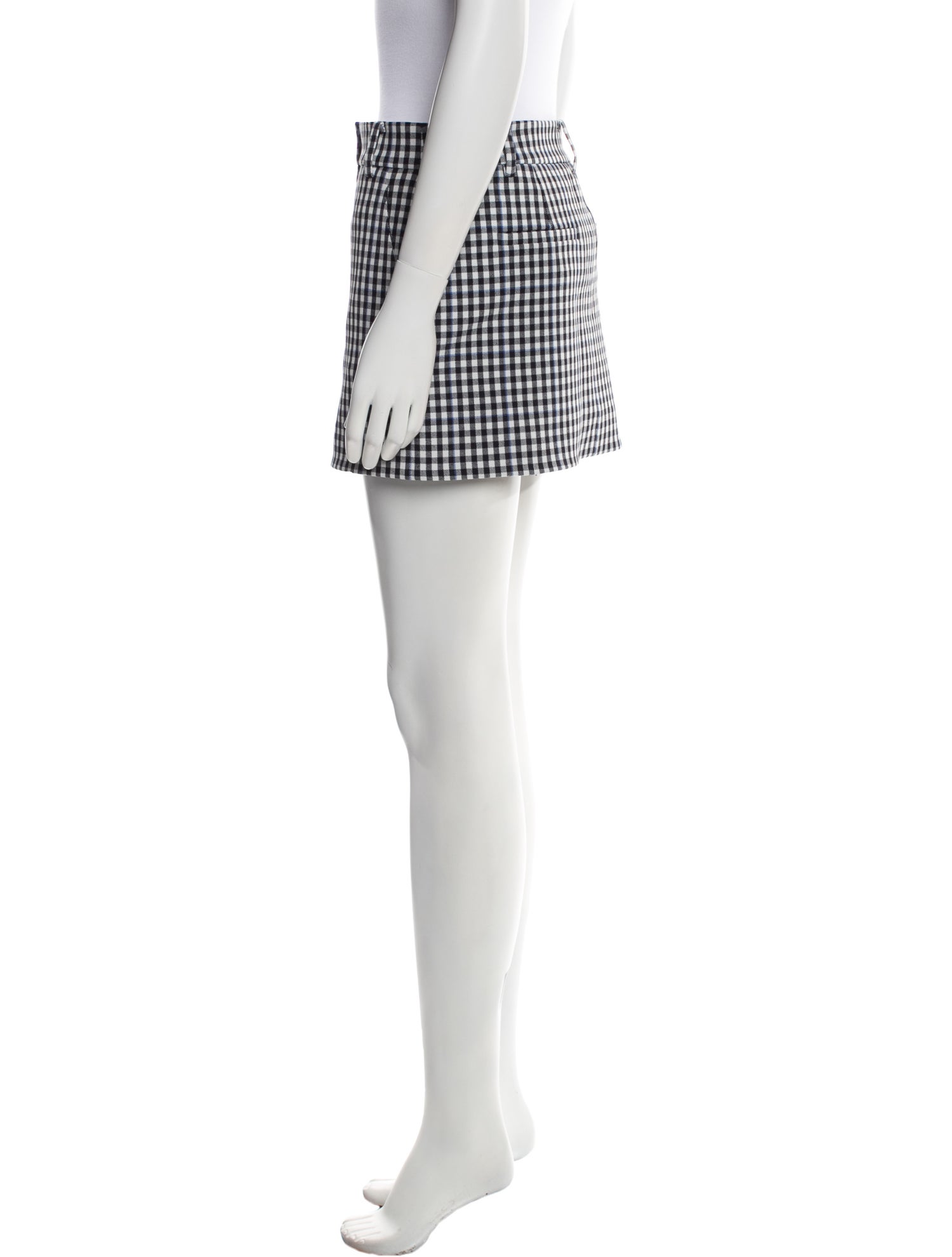 Tibi Plaid Print Mini Skirt w/ Tags