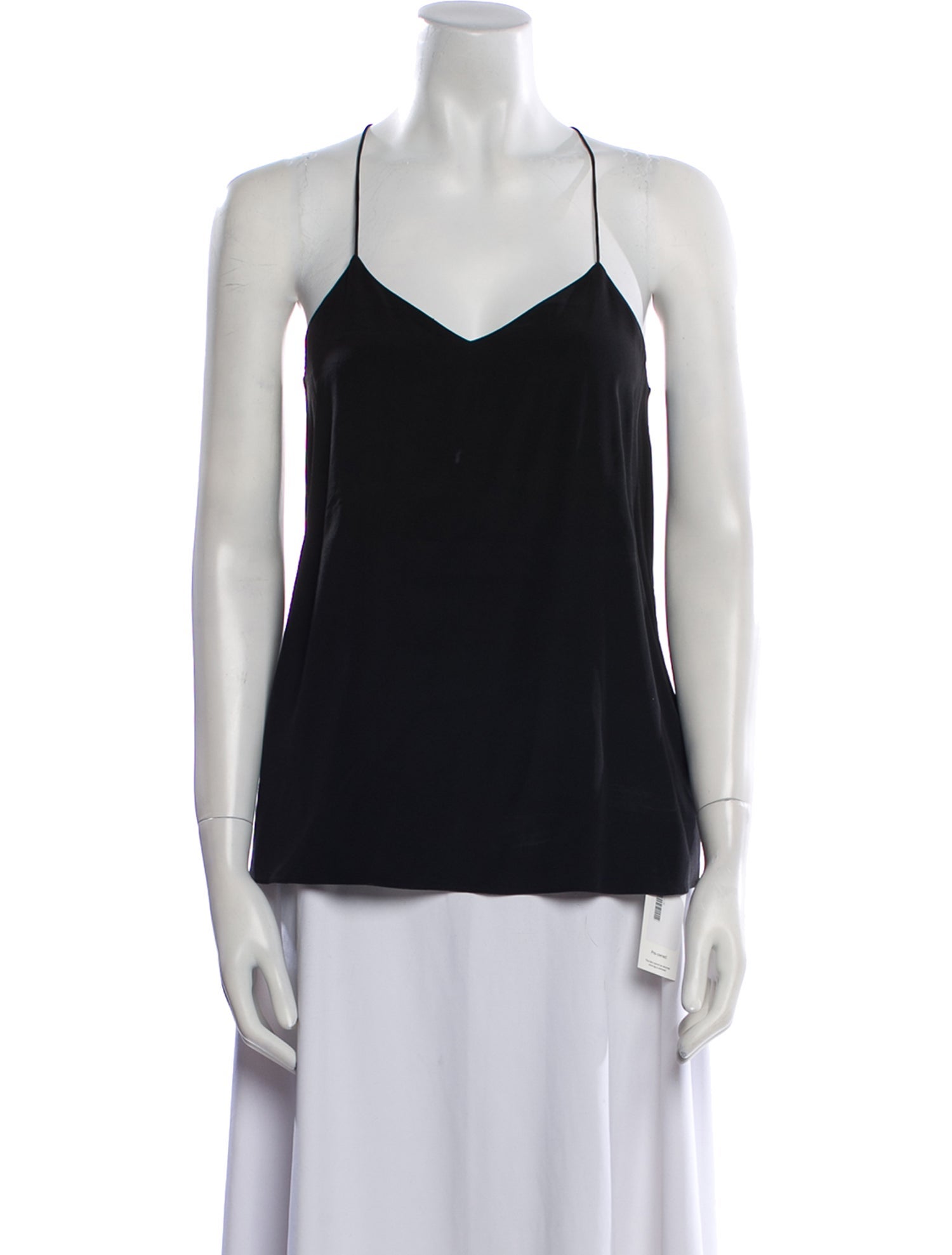 Tibi Silk V-Neck Top