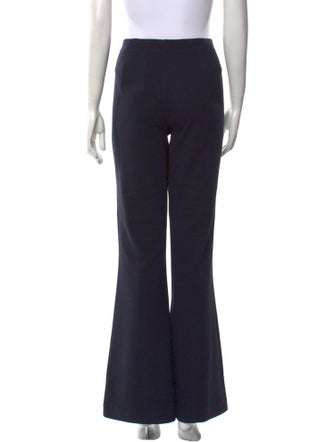 Tibi Plaid Print Wide Leg Pants