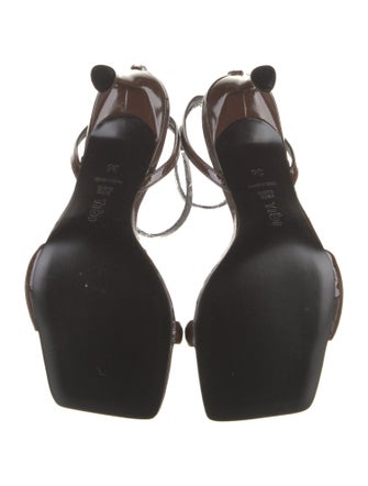 Tibi Patent Leather Sandals