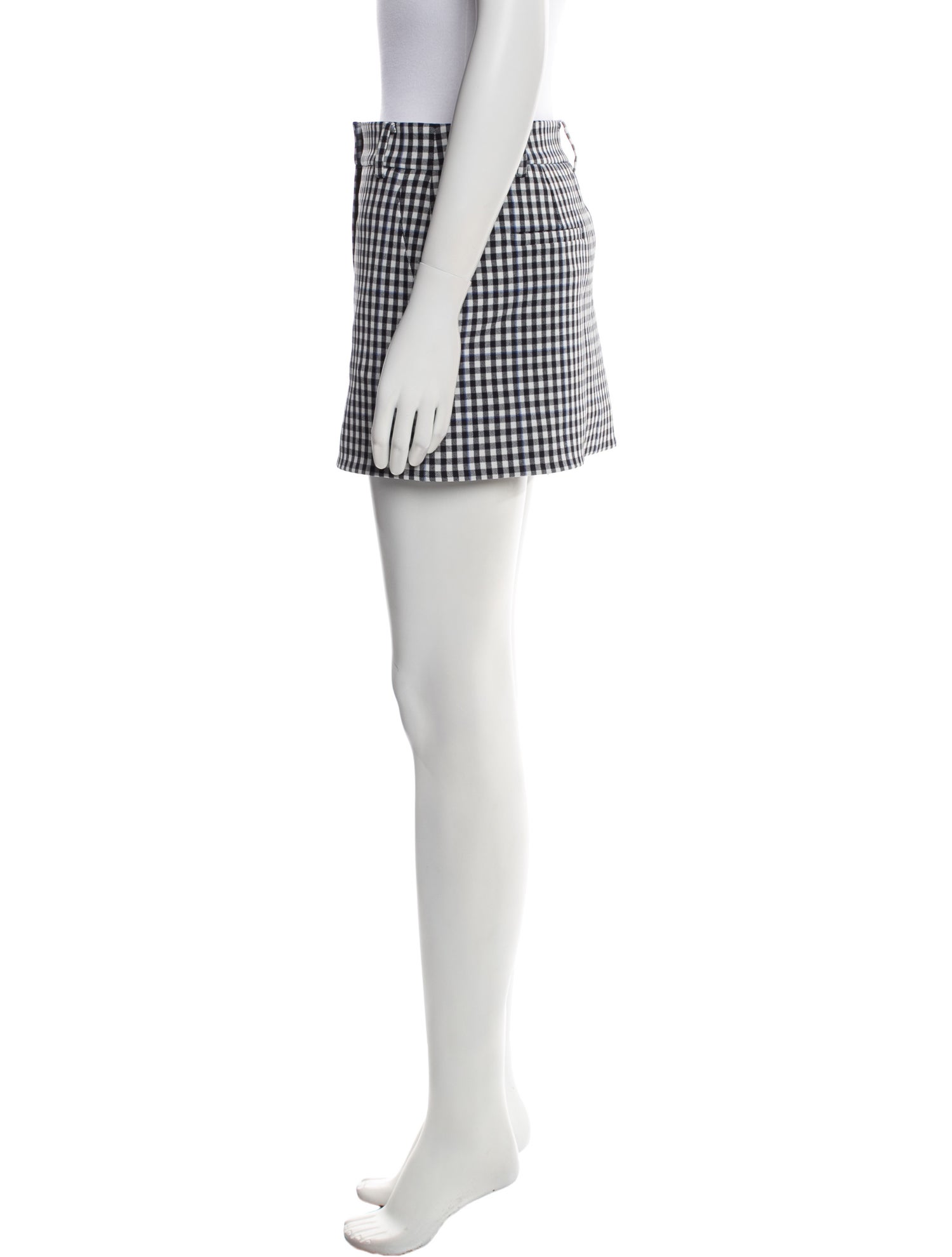 Tibi Plaid Print Mini Skirt w/ Tags
