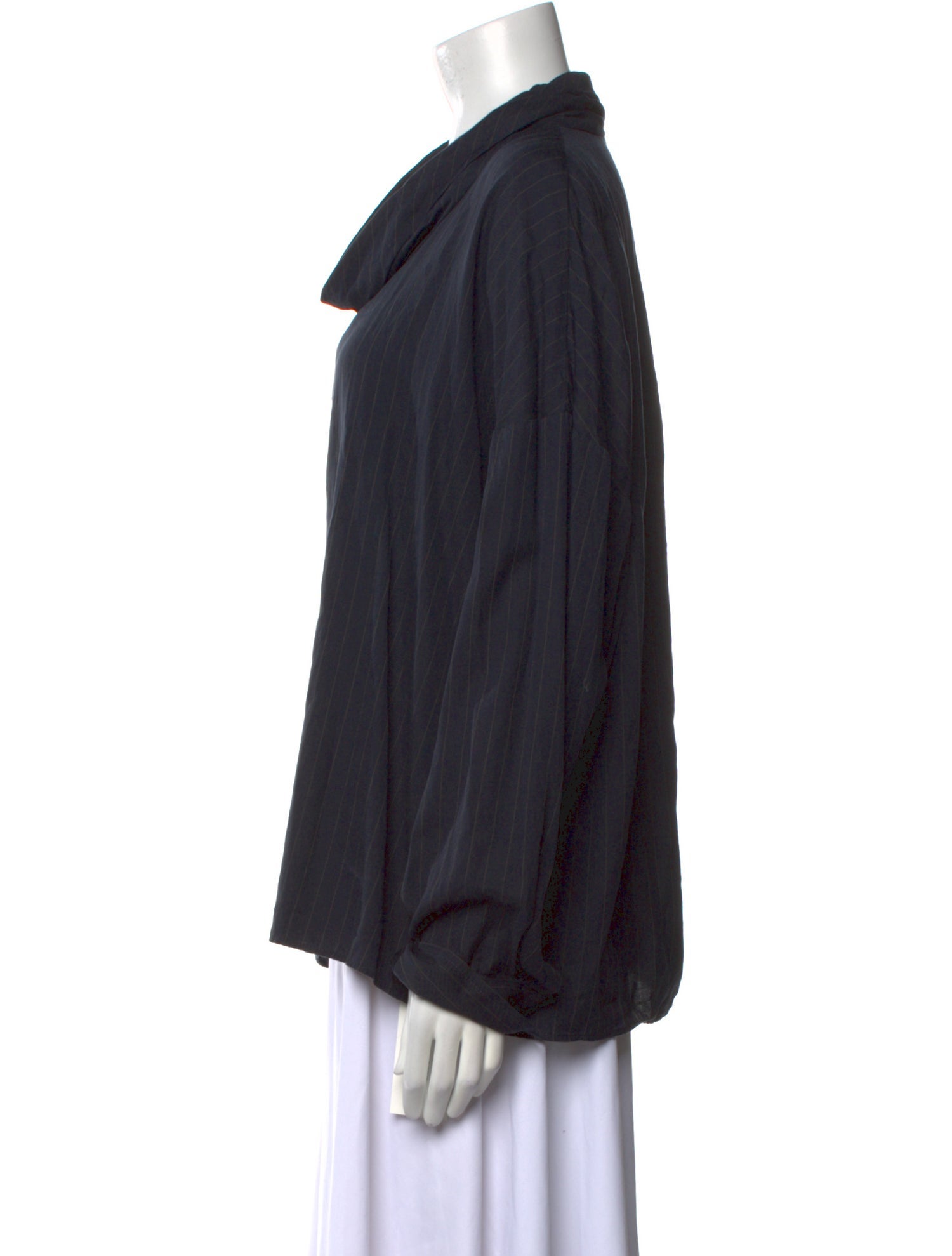 Tibi Cowl Neck Long Sleeve Sweatshirt