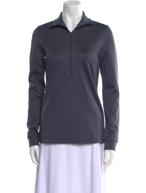 Tibi V-Neck Long Sleeve Sweatshirt