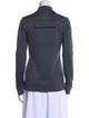 Tibi V-Neck Long Sleeve Sweatshirt