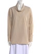 Tibi Cowl Neck Long Sleeve Sweatshirt
