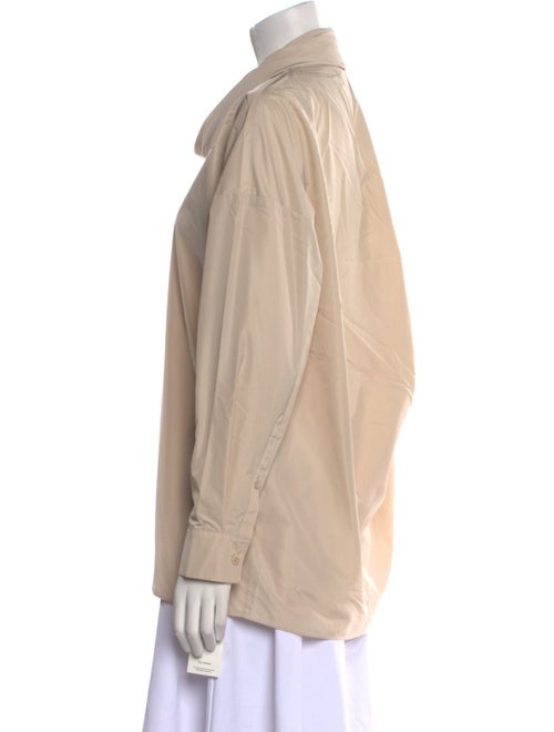 Tibi Cowl Neck Long Sleeve Sweatshirt