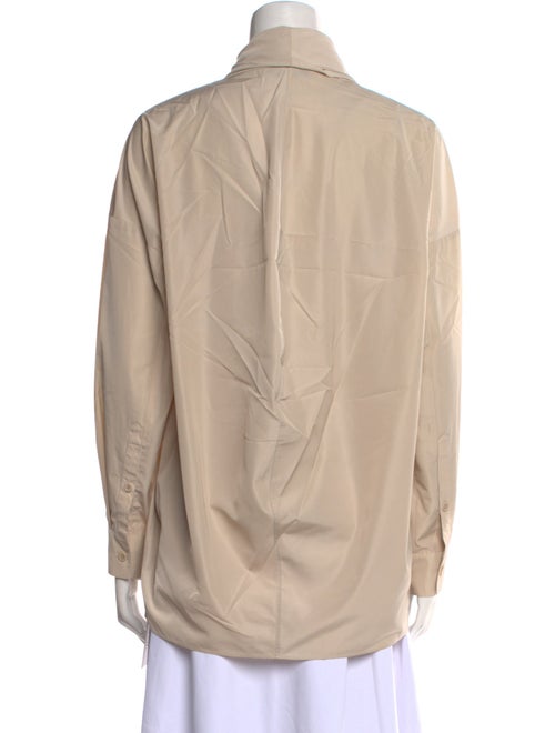 Tibi Cowl Neck Long Sleeve Sweatshirt