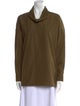 Tibi Cowl Neck Long Sleeve Sweatshirt