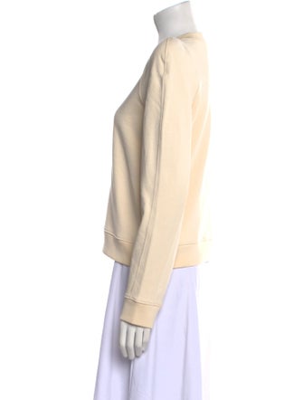 Tibi Crew Neck Long Sleeve Sweatshirt