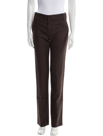 Tibi Virgin Wool Straight Leg Pants