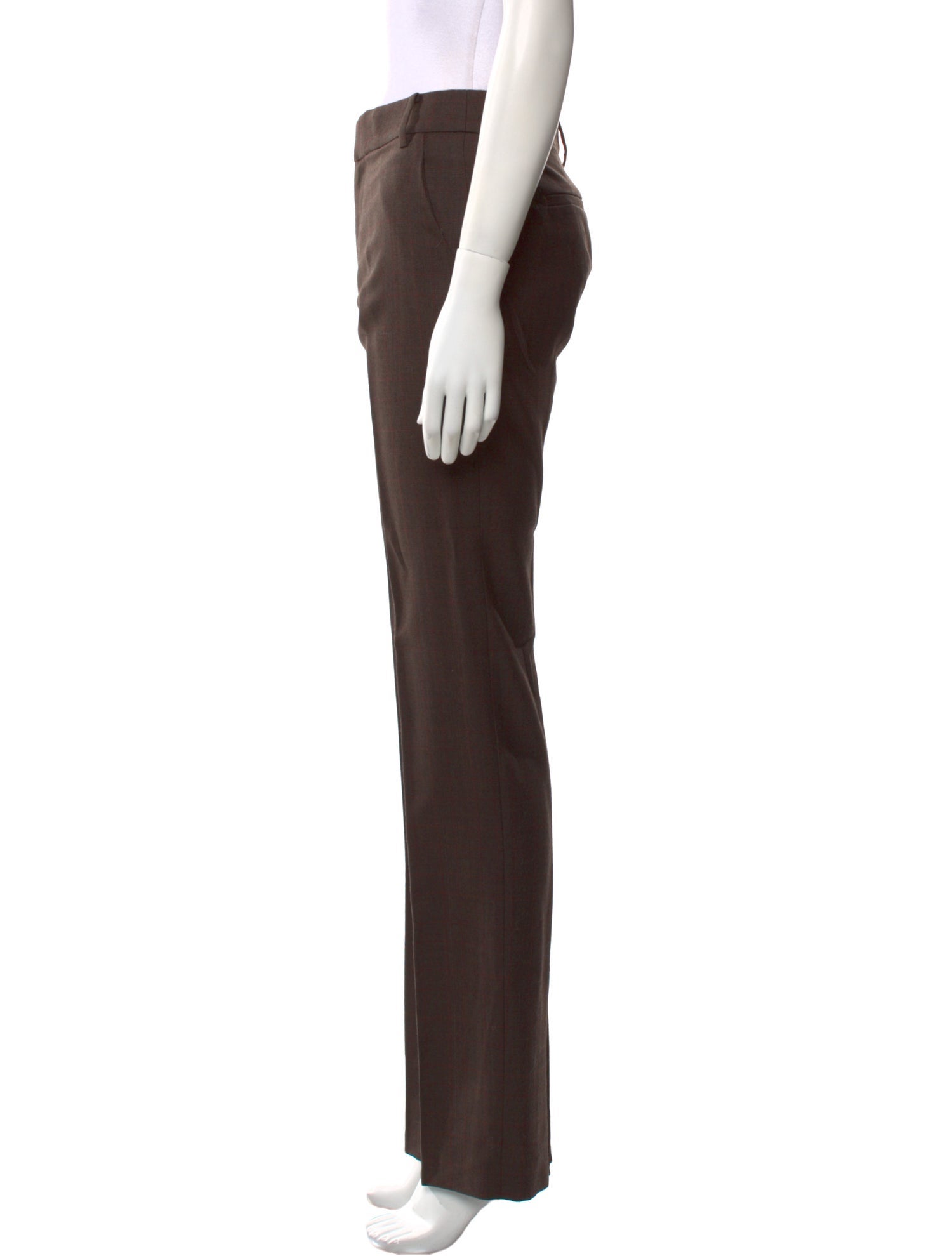 Tibi Virgin Wool Straight Leg Pants