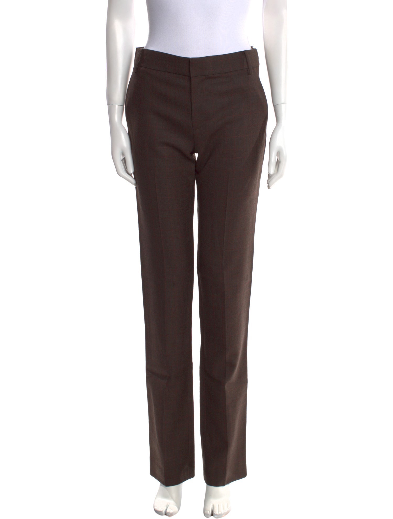 Tibi Virgin Wool Straight Leg Pants