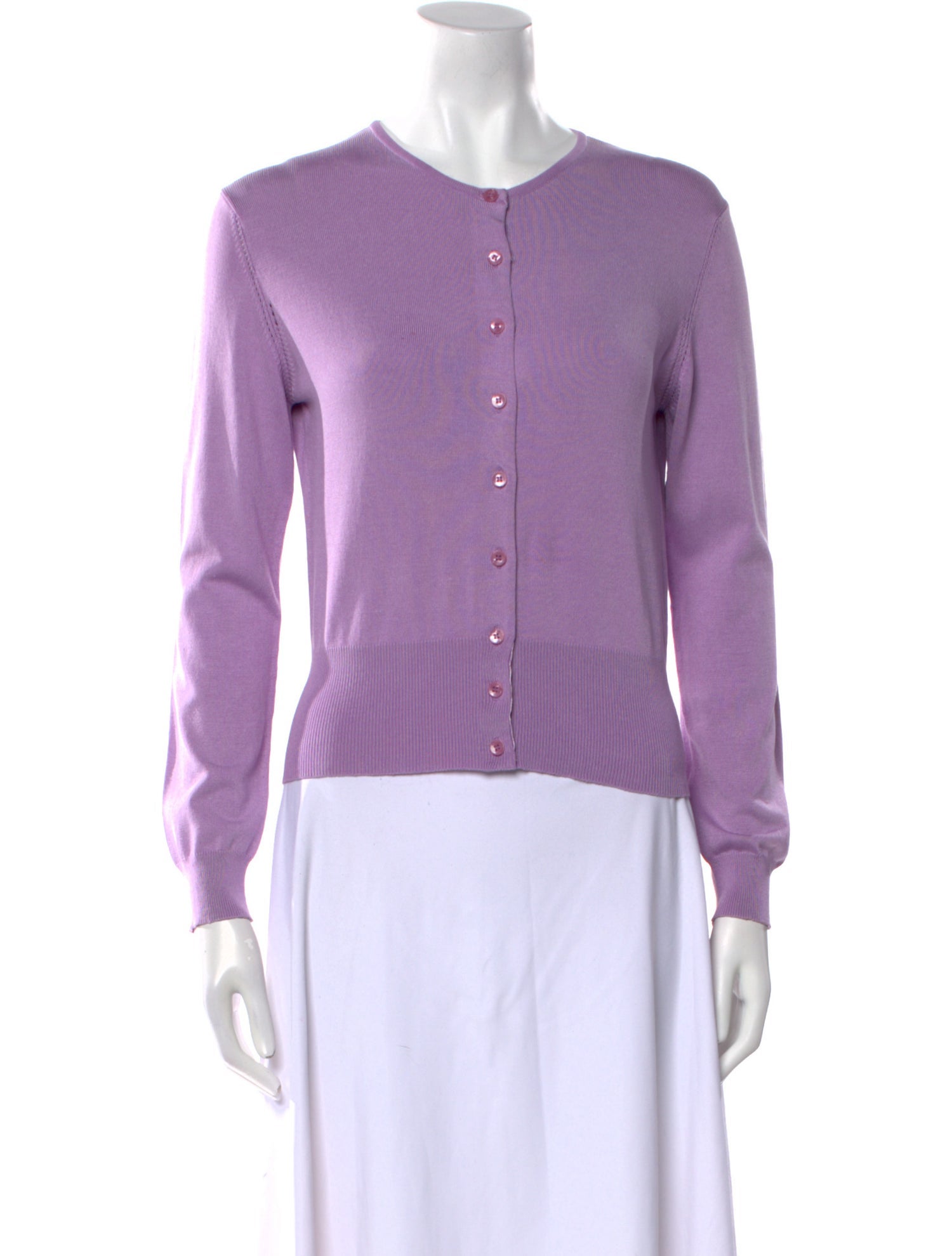 Tibi Silk Crew Neck Sweater