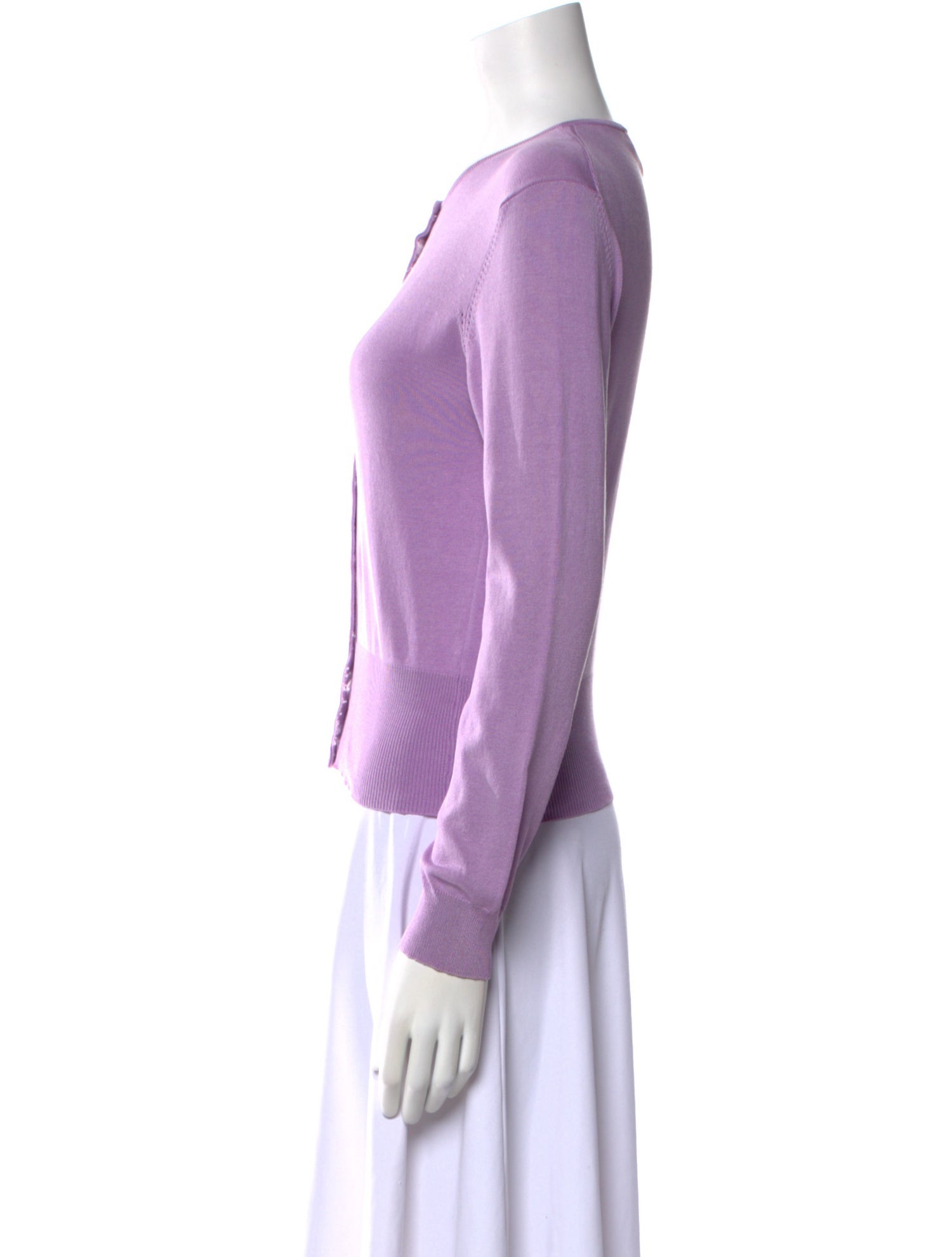 Tibi Silk Crew Neck Sweater