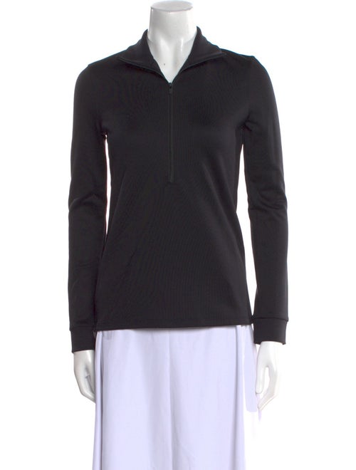 Tibi Nylon Long Sleeve Sweatshirt