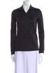 Tibi Nylon Long Sleeve Sweatshirt