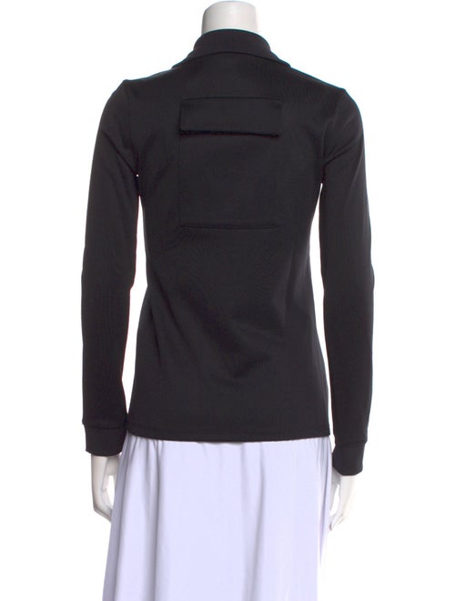 Tibi Nylon Long Sleeve Sweatshirt