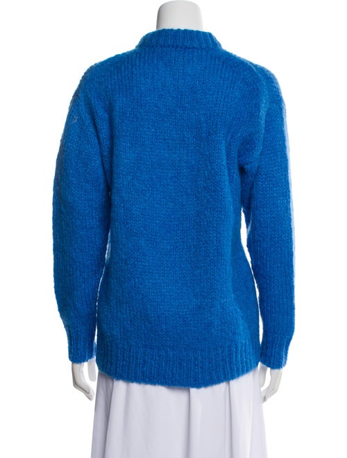 Tibi Mohair Mock Neck Sweater