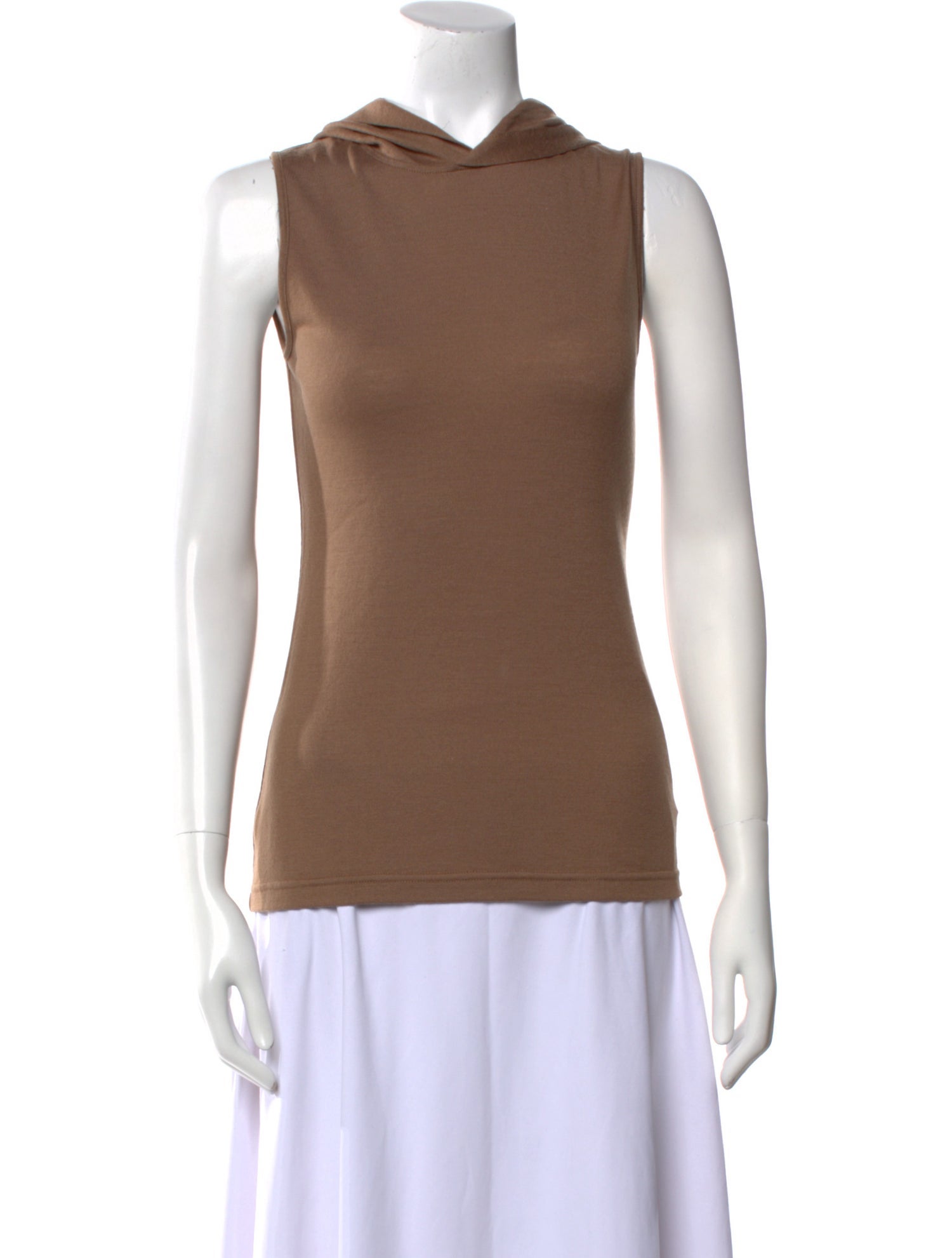 Tibi Wool Cowl Neck Top