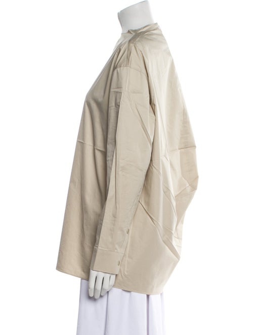 Tibi Mock Neck Long Sleeve Tunic