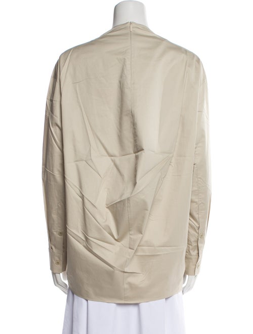 Tibi Mock Neck Long Sleeve Tunic