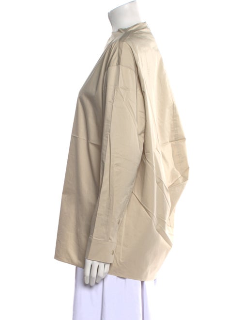 Tibi Mock Neck Long Sleeve Tunic