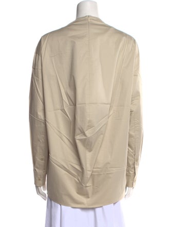 Tibi Mock Neck Long Sleeve Tunic