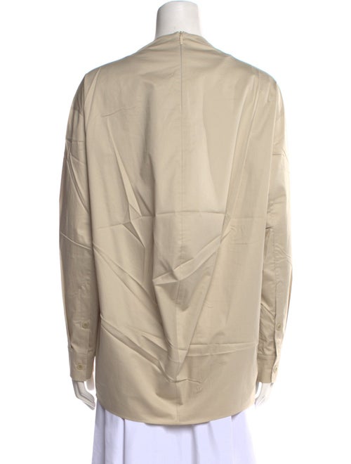 Tibi Mock Neck Long Sleeve Tunic