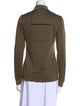 Tibi Nylon Long Sleeve Sweatshirt