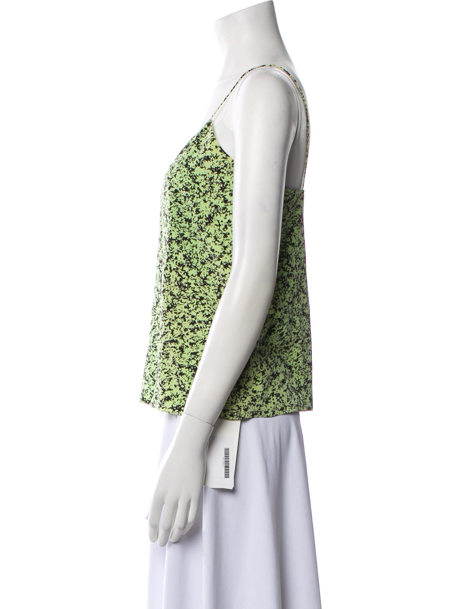 Tibi Silk Printed Top