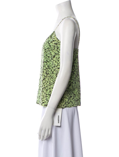 Tibi Silk Printed Top