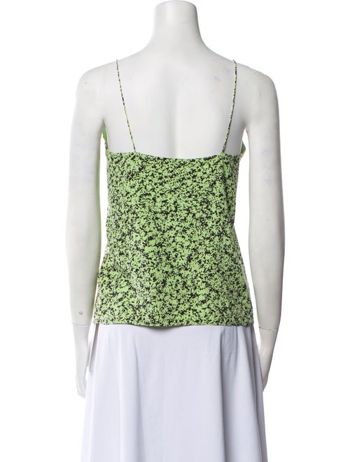 Tibi Silk Printed Top