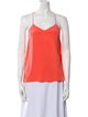 Tibi Silk V-Neck Top