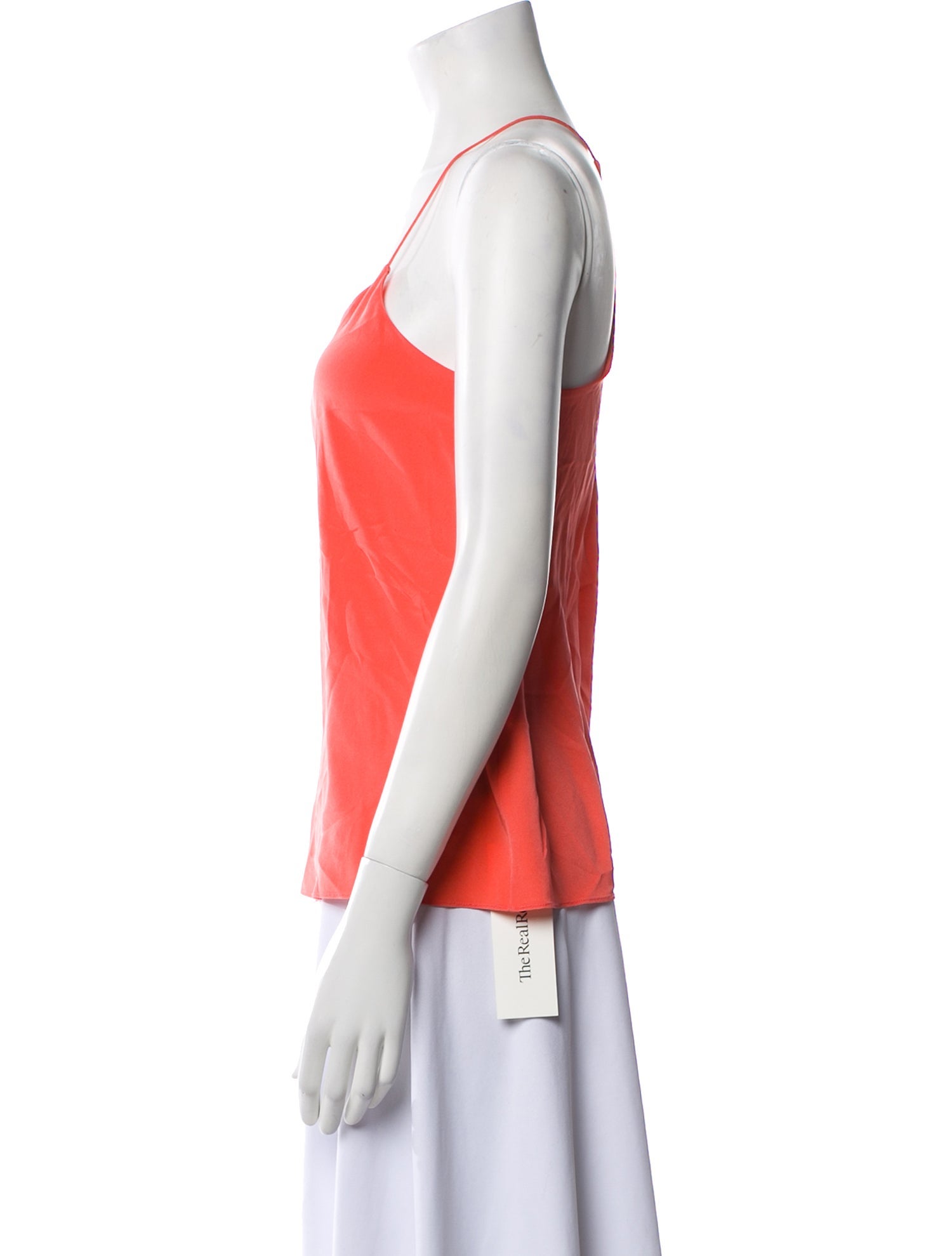 Tibi Silk V-Neck Top