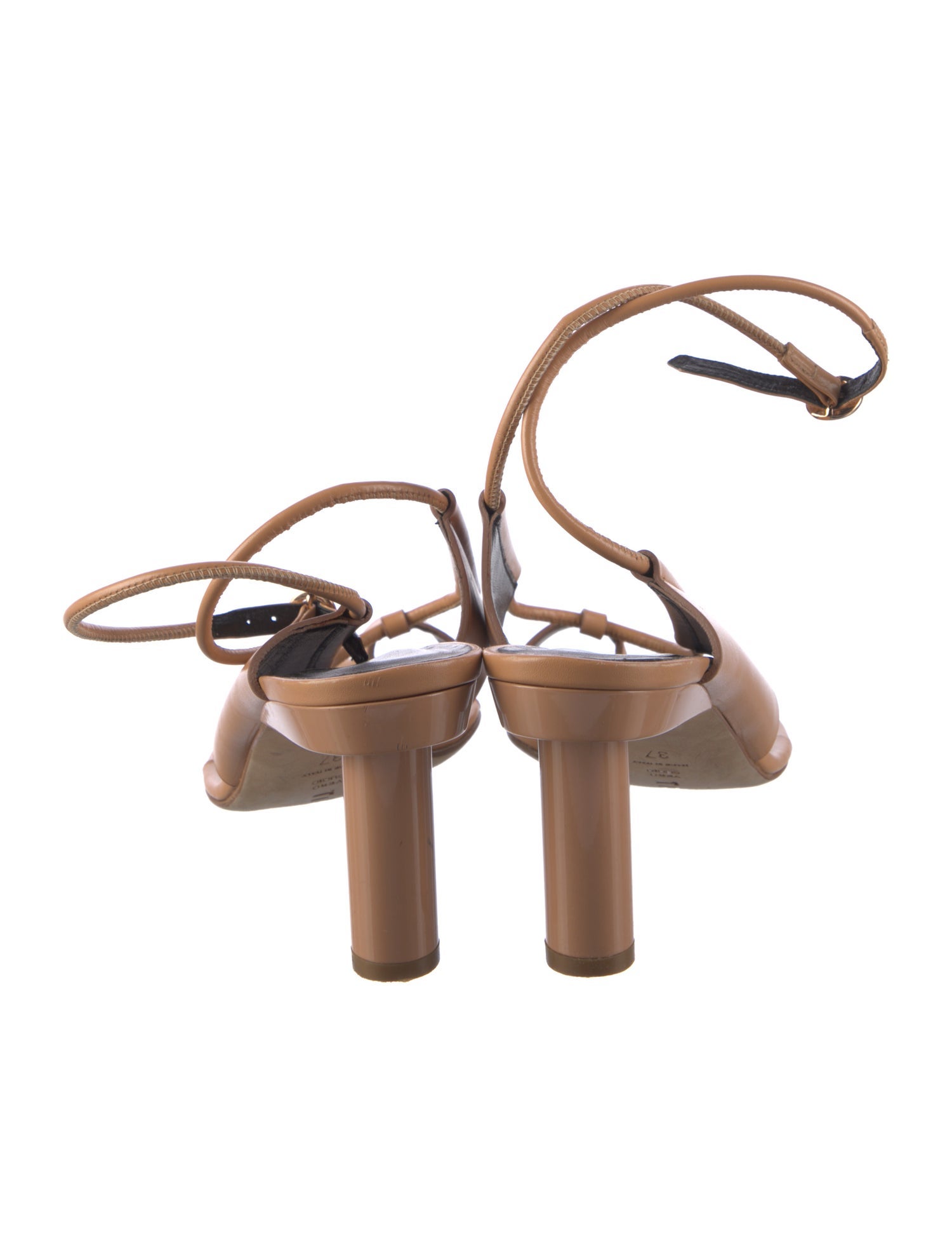 Tibi Leather Slingback Sandals