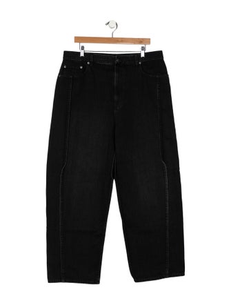Tibi High-Rise Wide Leg Jeans
