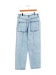 Tibi High-Rise Straight Leg Jeans