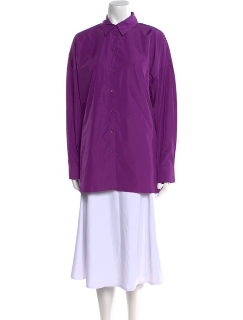 Tibi Mock Neck Long Sleeve Tunic