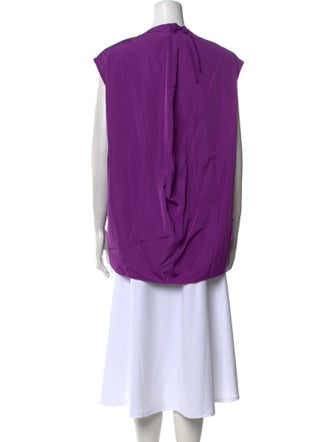 Tibi Crew Neck Sleeveless Tunic