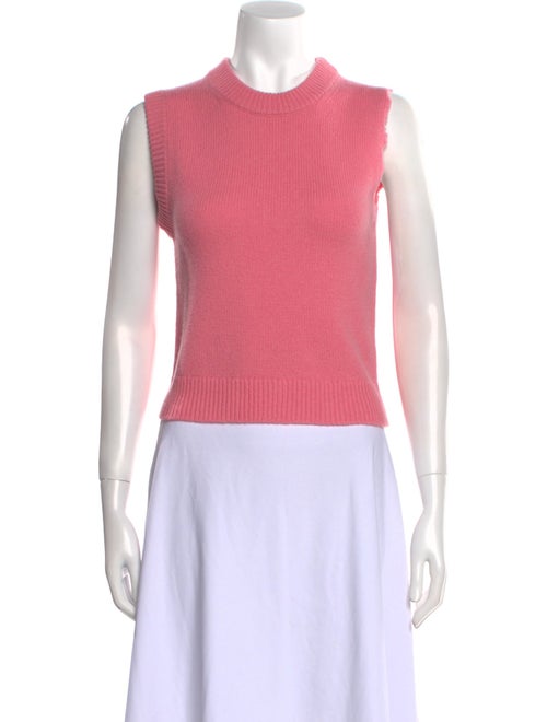 Tibi Lambswool Mock Neck Top