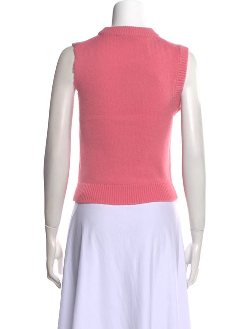 Tibi Lambswool Mock Neck Top