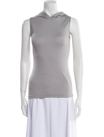 Tibi Wool Cowl Neck Top