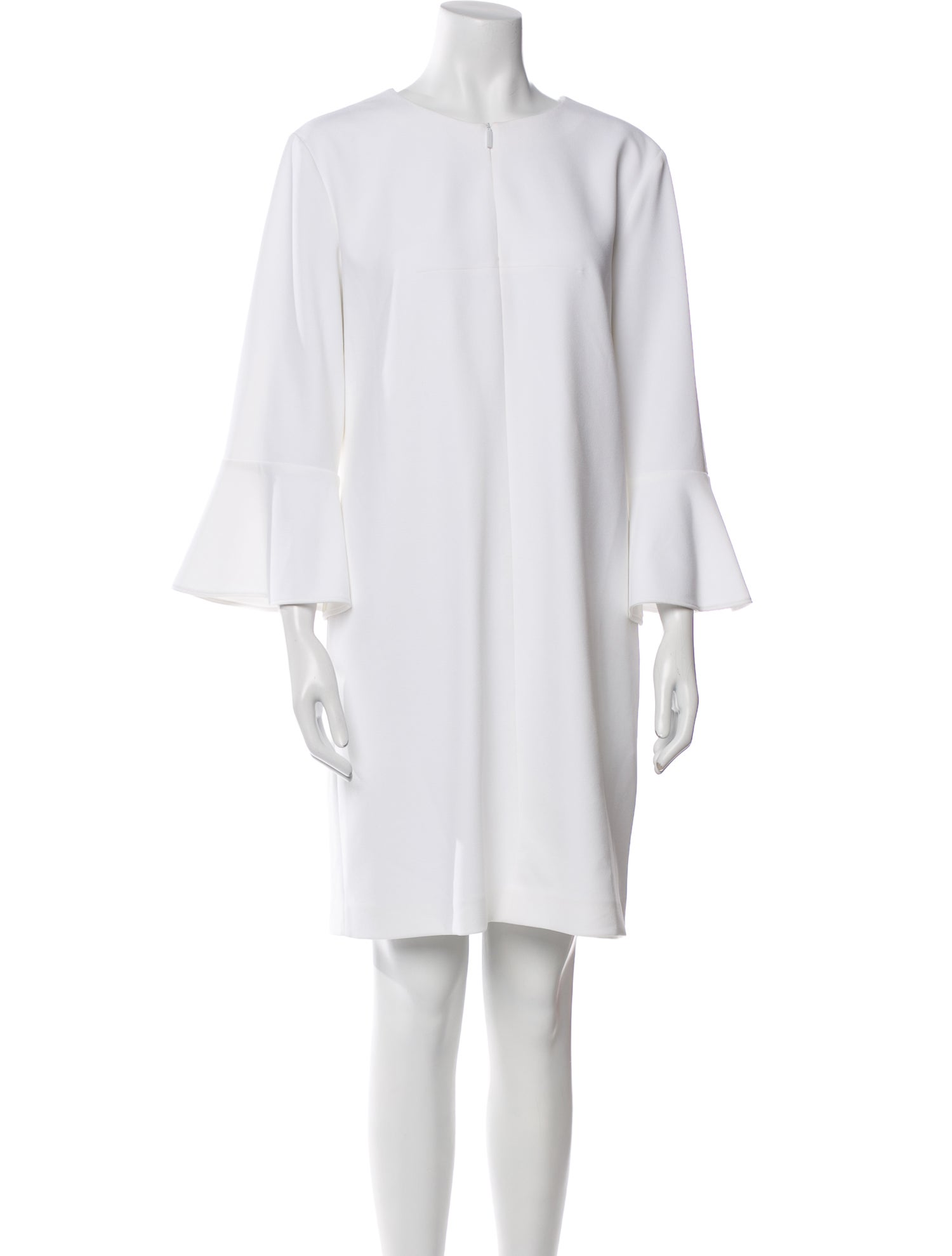 Tibi Crew Neck Knee-Length Dress