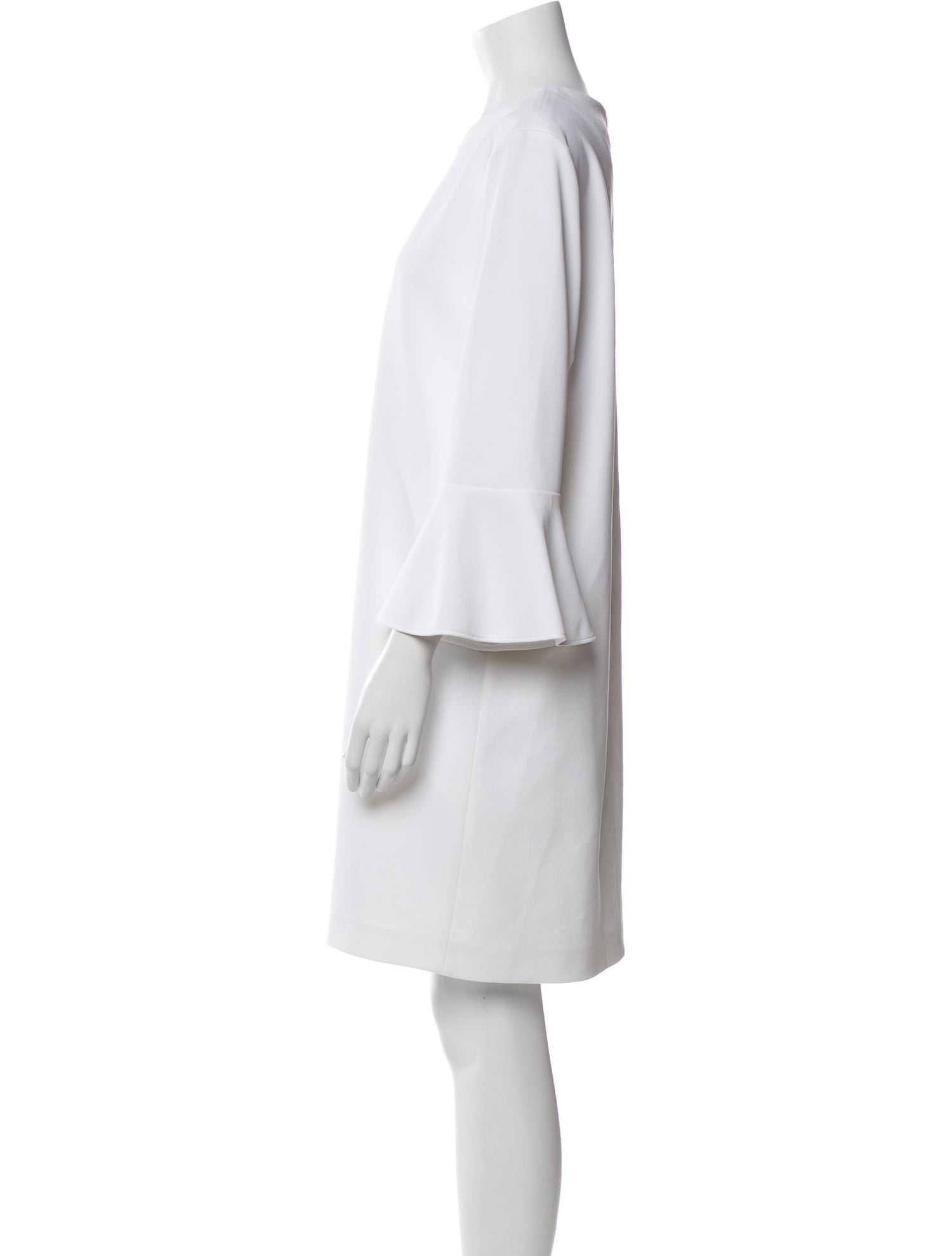 Tibi Crew Neck Knee-Length Dress