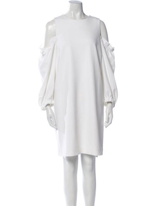 Tibi Crew Neck Knee-Length Dress